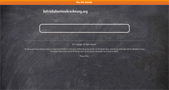 Desktop Screenshot of betriebskostenabrechnung.org