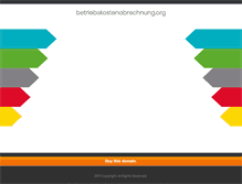 Tablet Screenshot of betriebskostenabrechnung.org